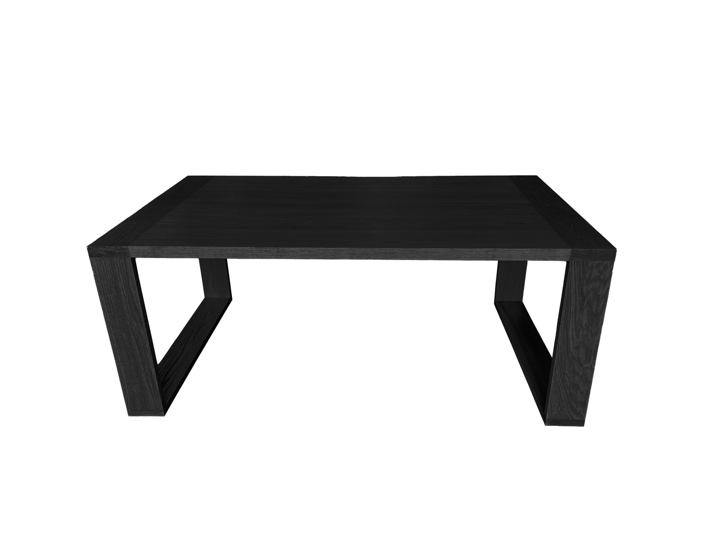 Carre Black White Oak Desk