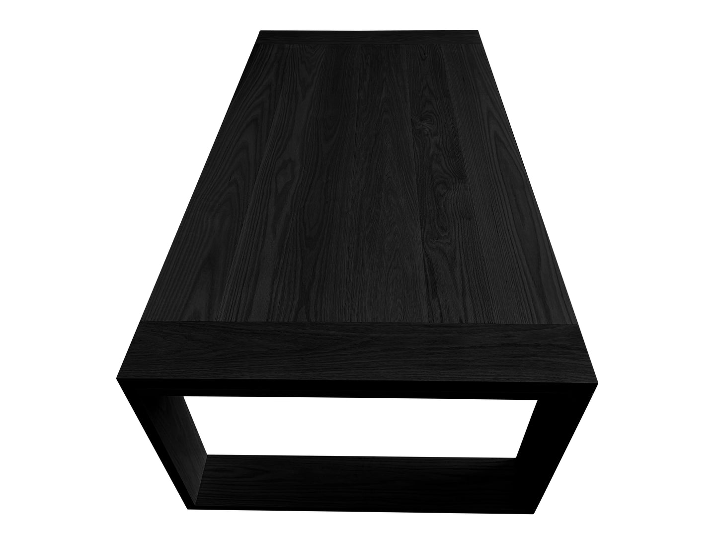 Carre Black White Oak Desk