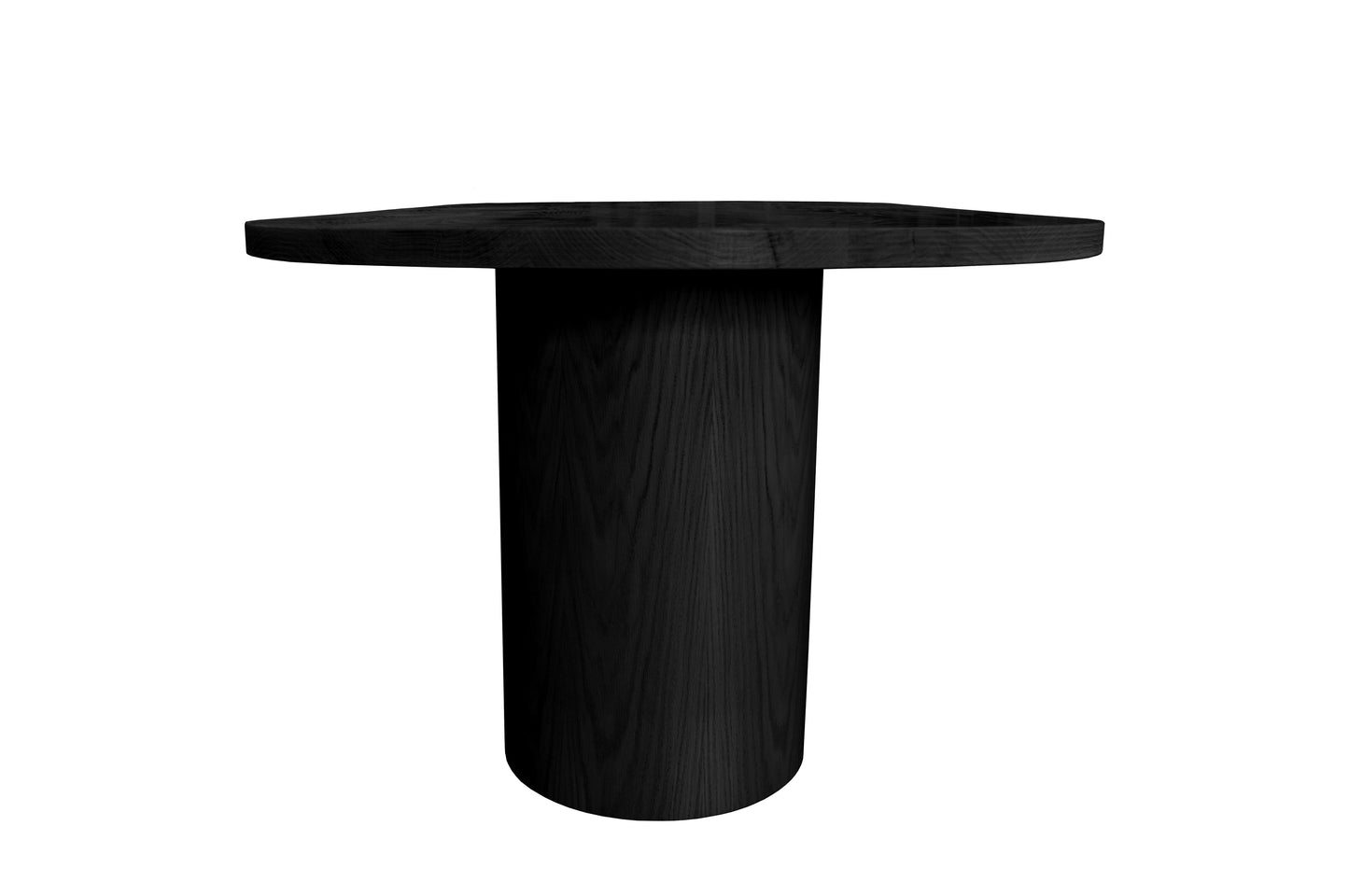 Ronde Black White Oak Racetrack Desk