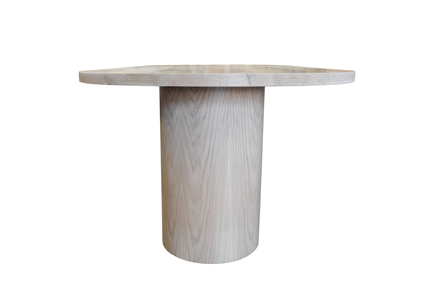 Ronde Natural White Oak Racetrack Desk