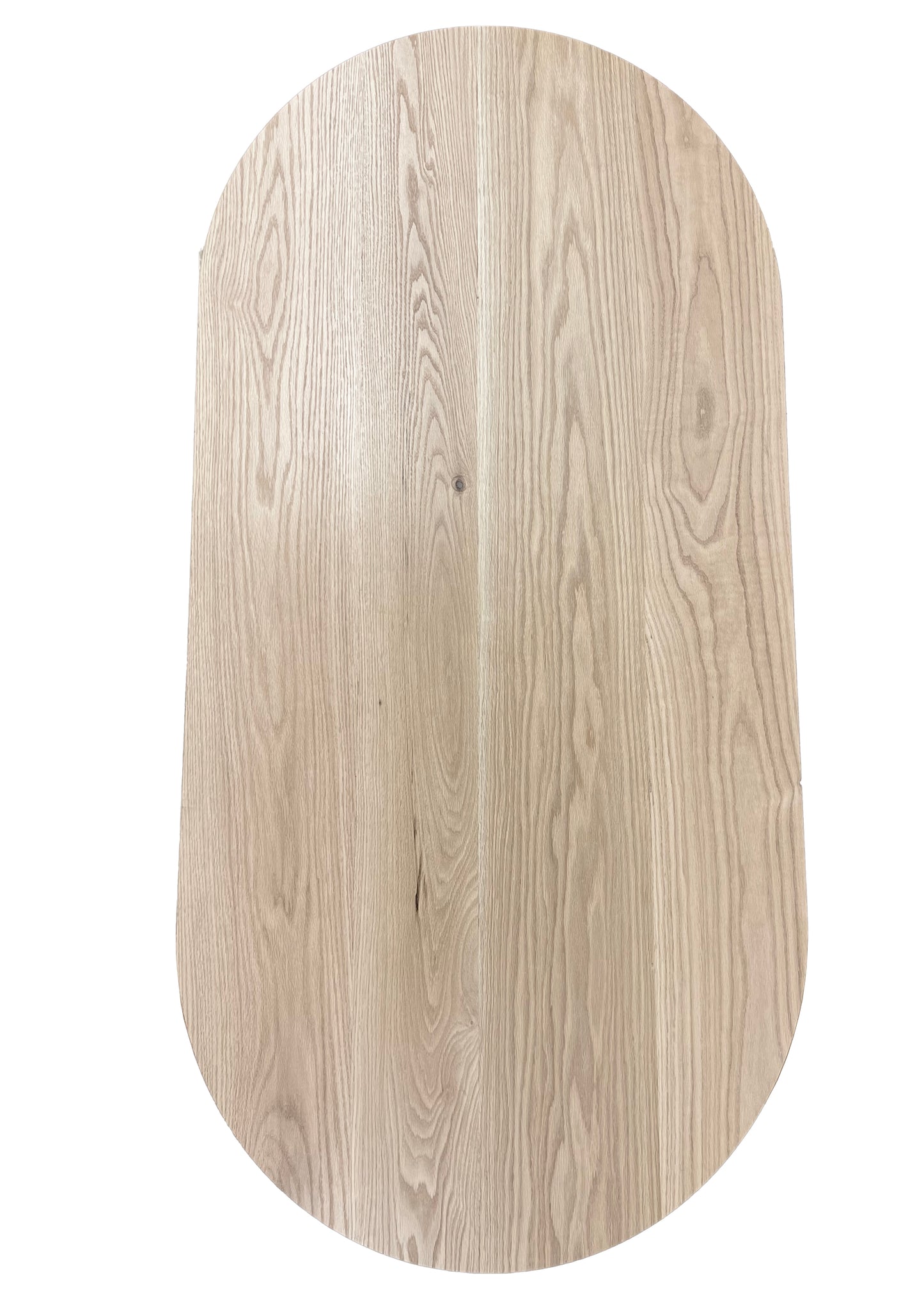 Ronde Natural White Oak Racetrack Dining Table