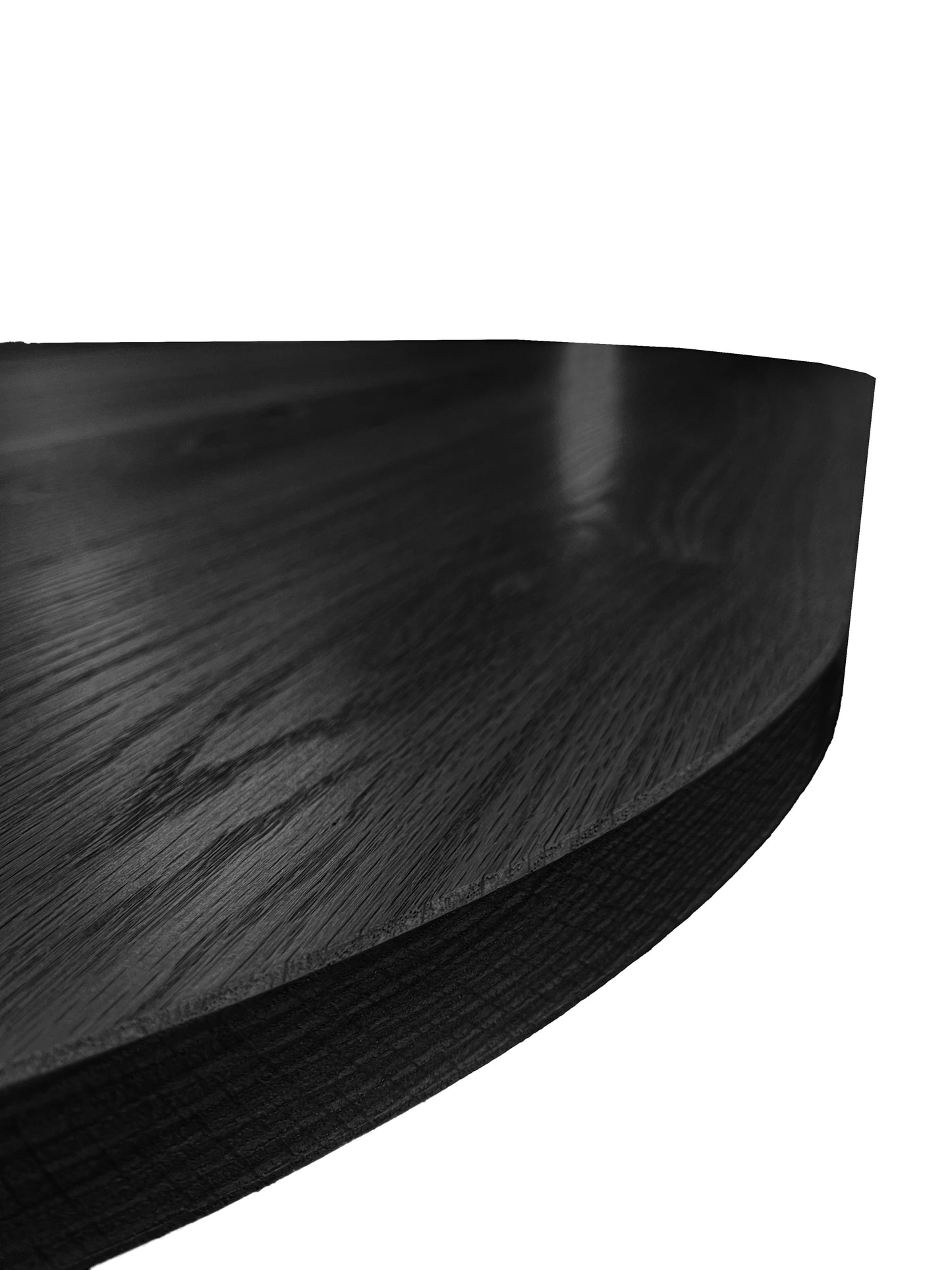 Ronde Black White Oak Racetrack Desk