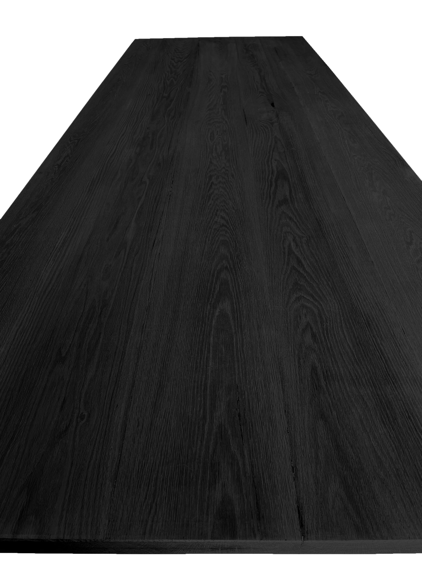Noir 11- Piece White Oak High Back Black Conference Set