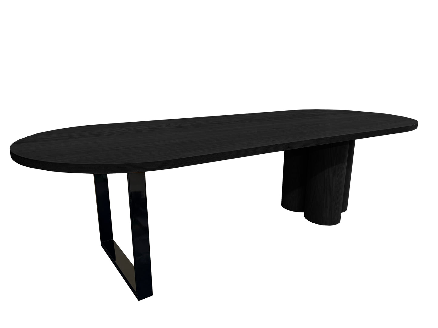 Ovail Black White Oak Conference Table