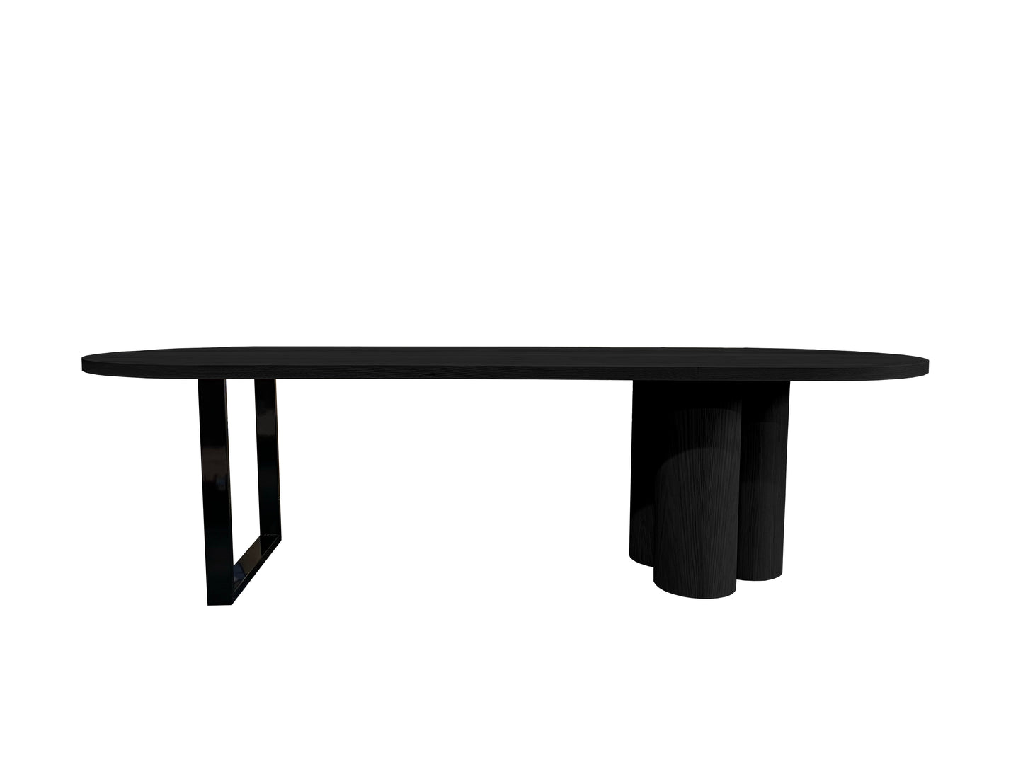 Midvale Black White Oak Dining Table