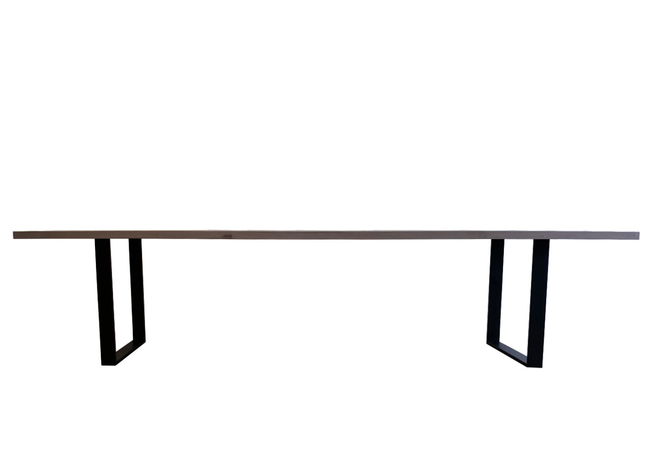 Pecunia 13- Piece White Oak High Back Black Conference Set
