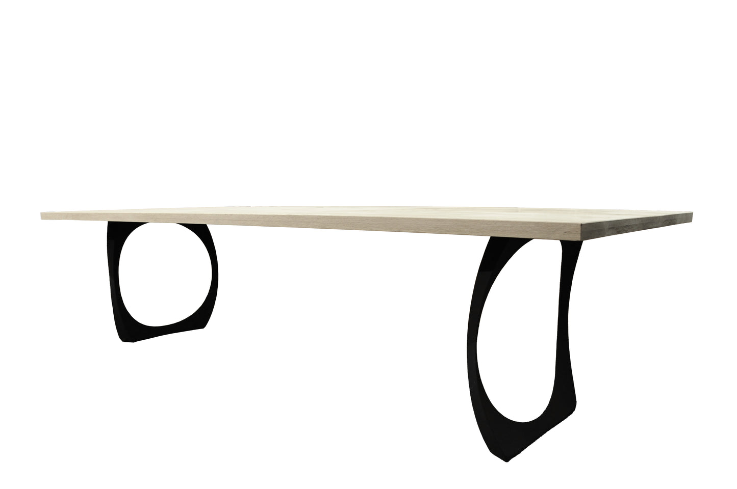 Satus 11- Piece White Oak High Back White Conference Set