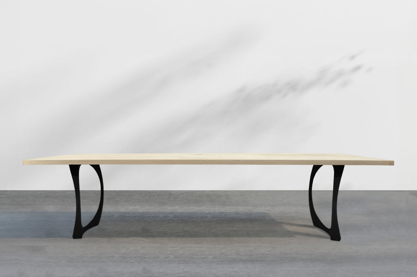 Satus 11- Piece White Oak High Back White Conference Set