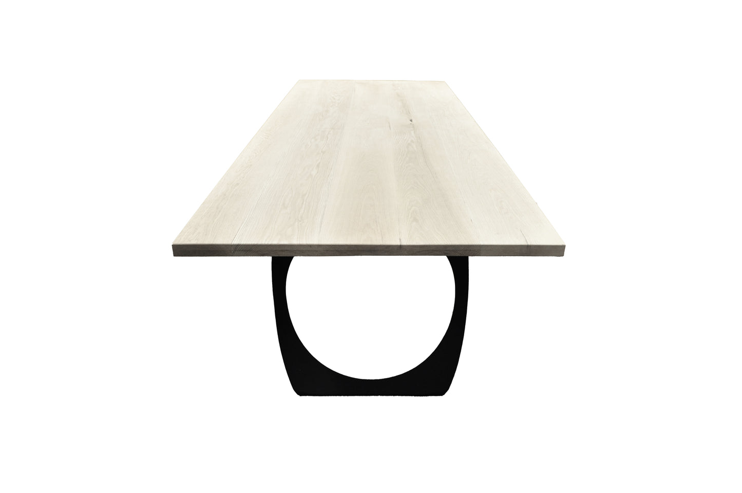 Satus 11- Piece White Oak High Back White Conference Set