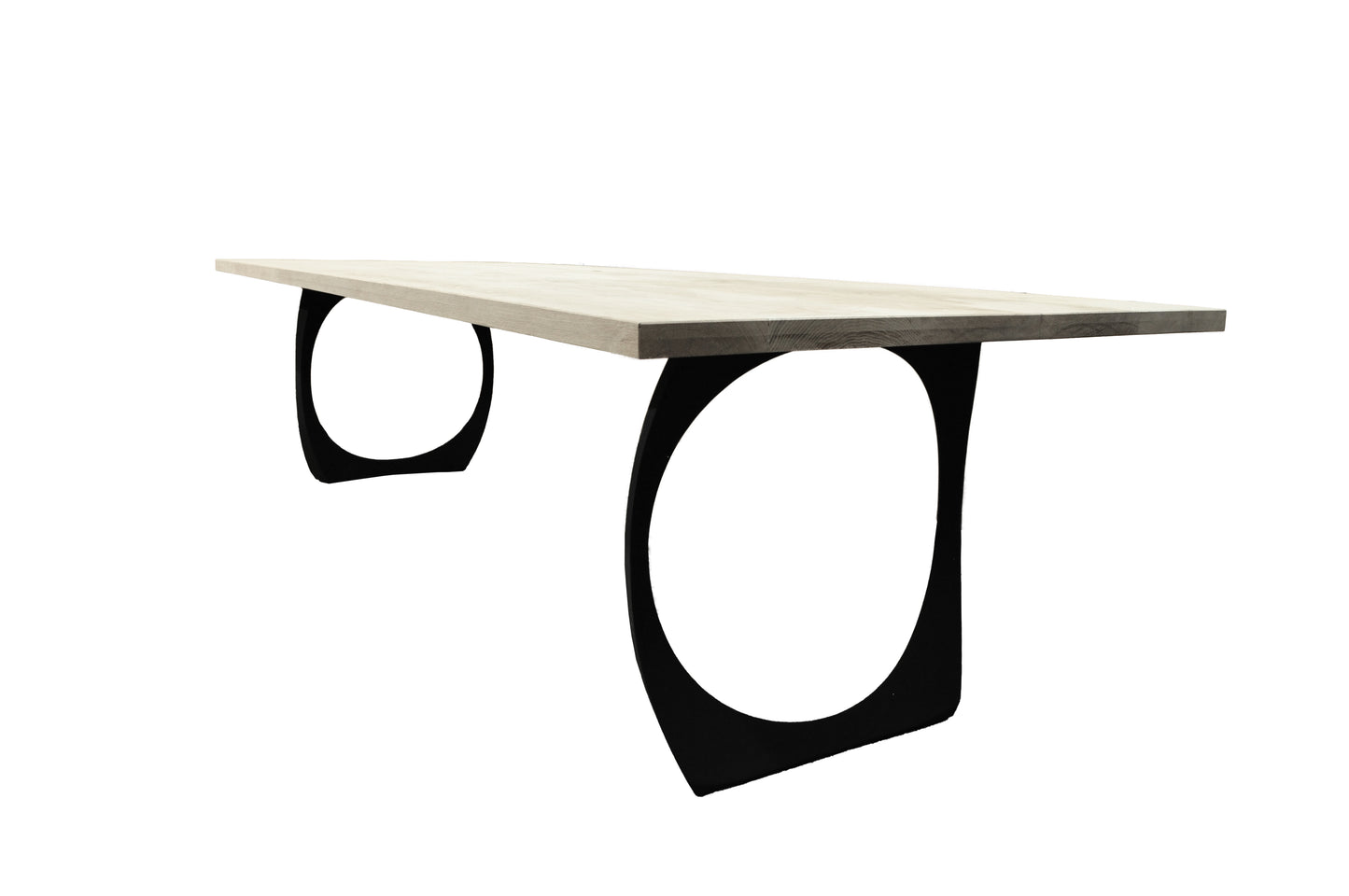 Satus 11- Piece White Oak High Back White Conference Set