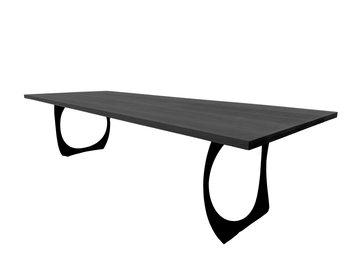 Noir White Oak Conference Table