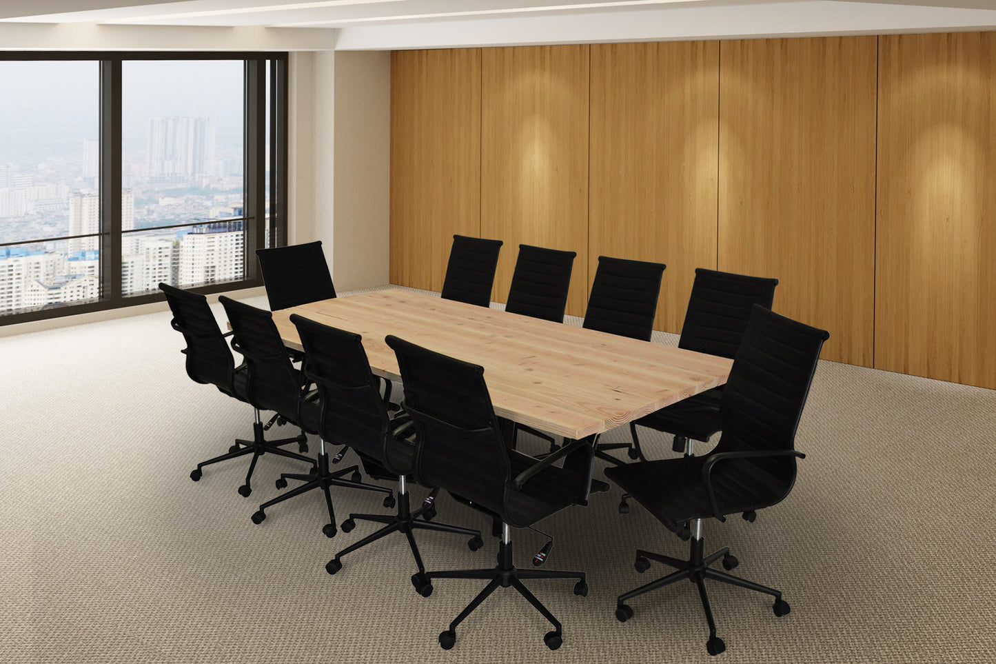 Suprema 11-Piece High Back Conference Set