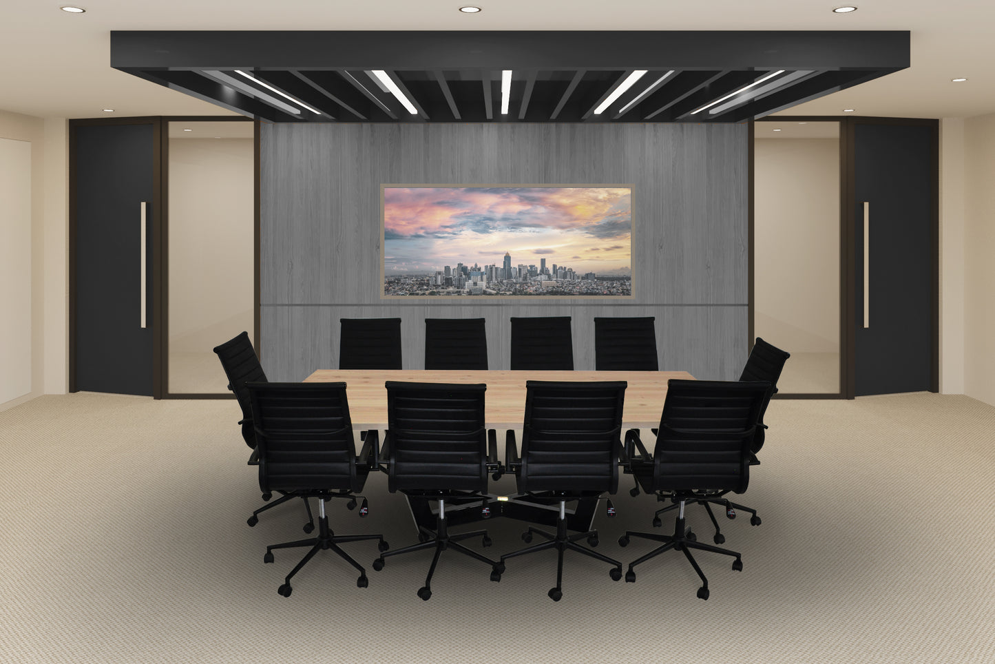 Suprema 11-Piece High Back Conference Set