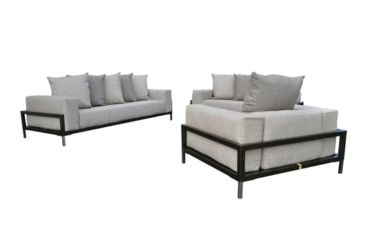Nubis Outdoor 3-Piece Sofa, Loveseat, and Chair Set