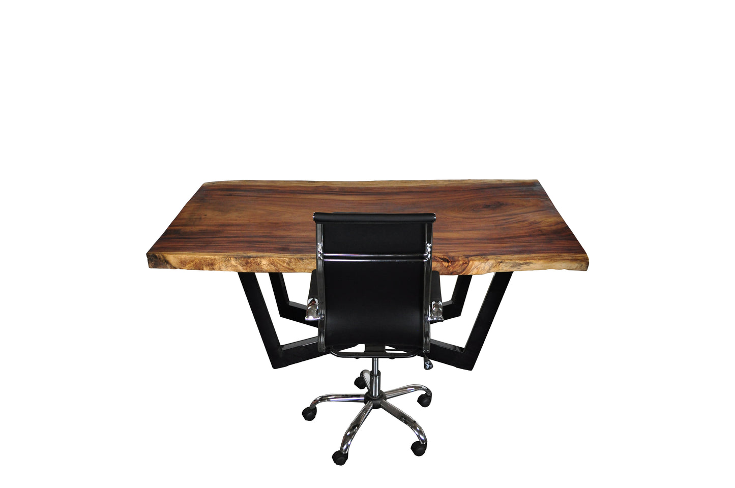 Tabula Live Edge Black Desk Set