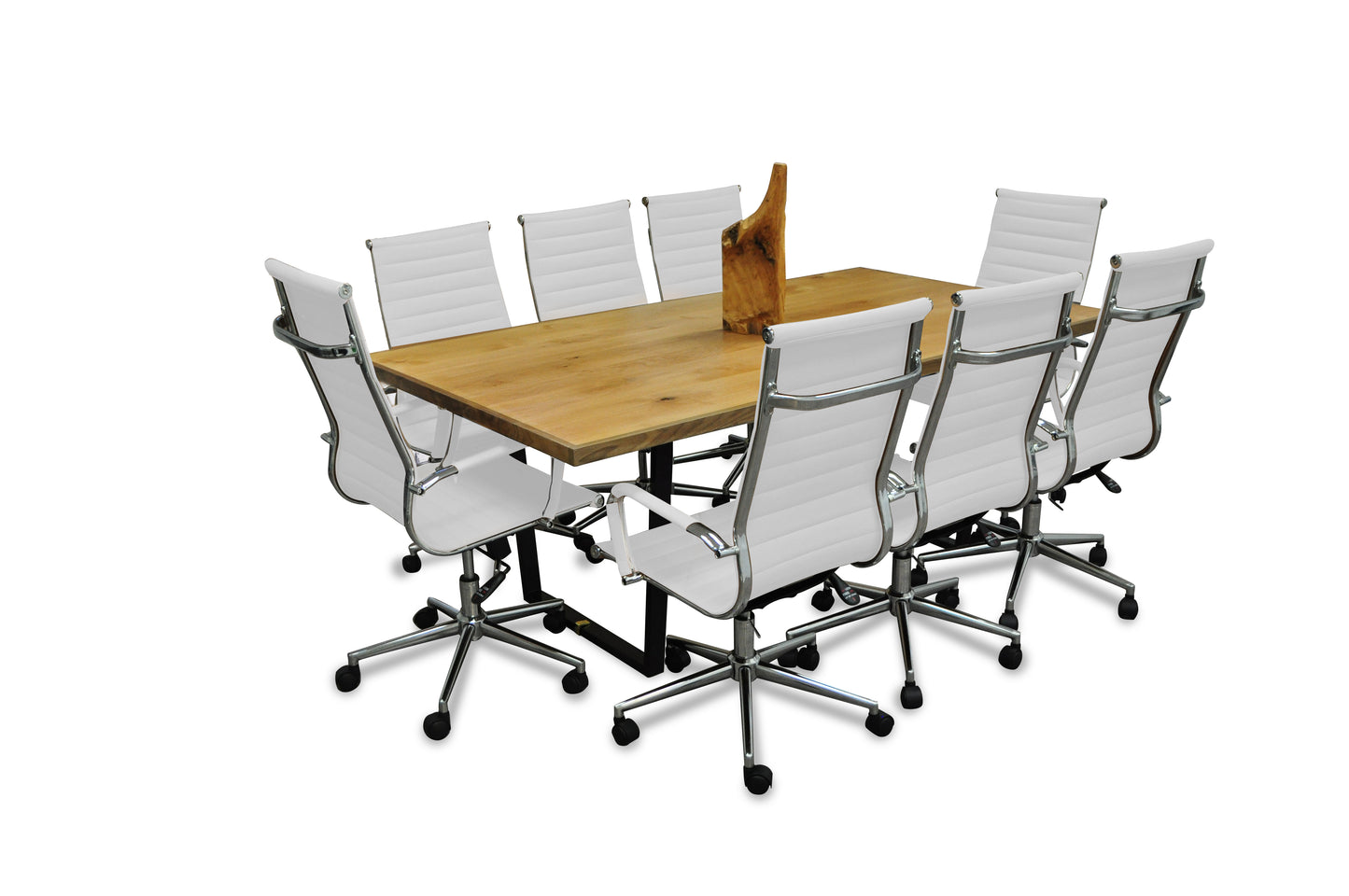 Castillo 9-Piece White Conference Set