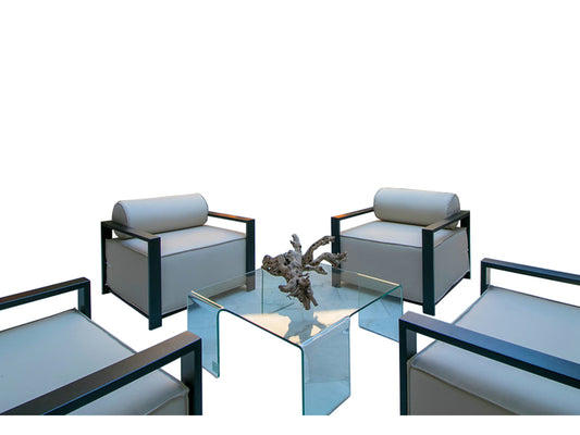 Volantes Outdoor 4-Piece Lounge Chair Set