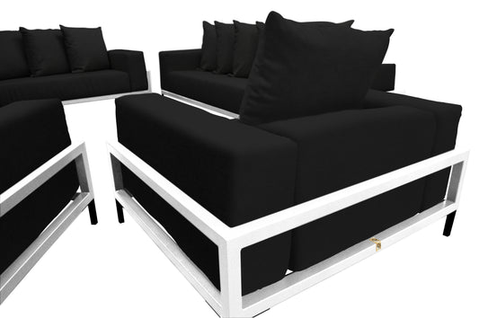 Nubis Outdoor 3-Piece Sofa and Chairs Set